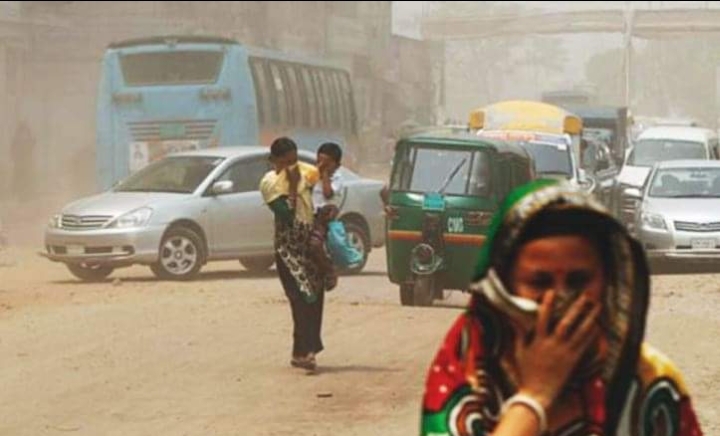 বিশ্বে দূষিত দেশের তালিকায় প্রথম বাংলাদেশ