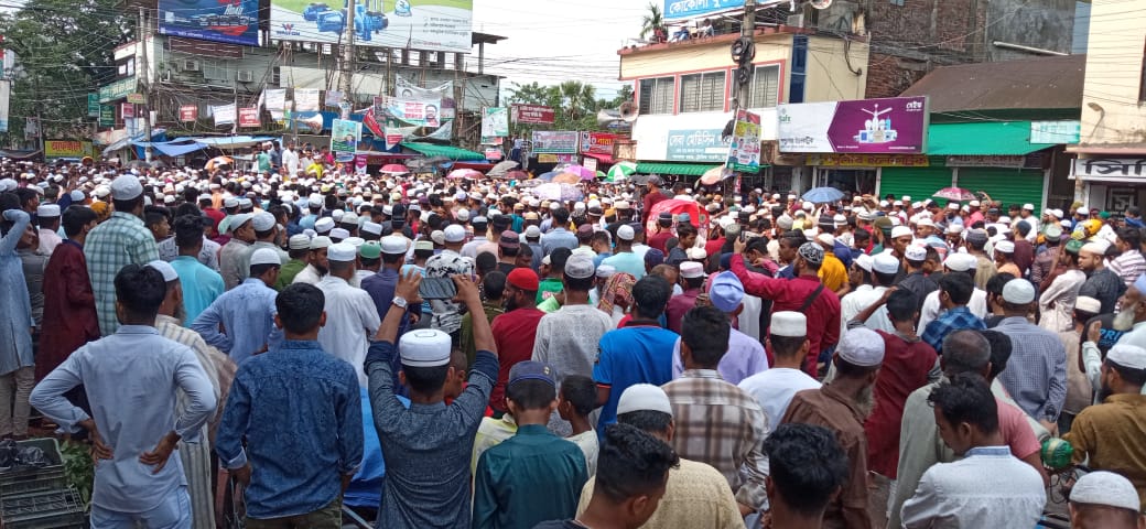 সুনামগঞ্জে ইমাম-মোয়াজ্জিন পরিষদের বিক্ষোভ-সমাবেশ