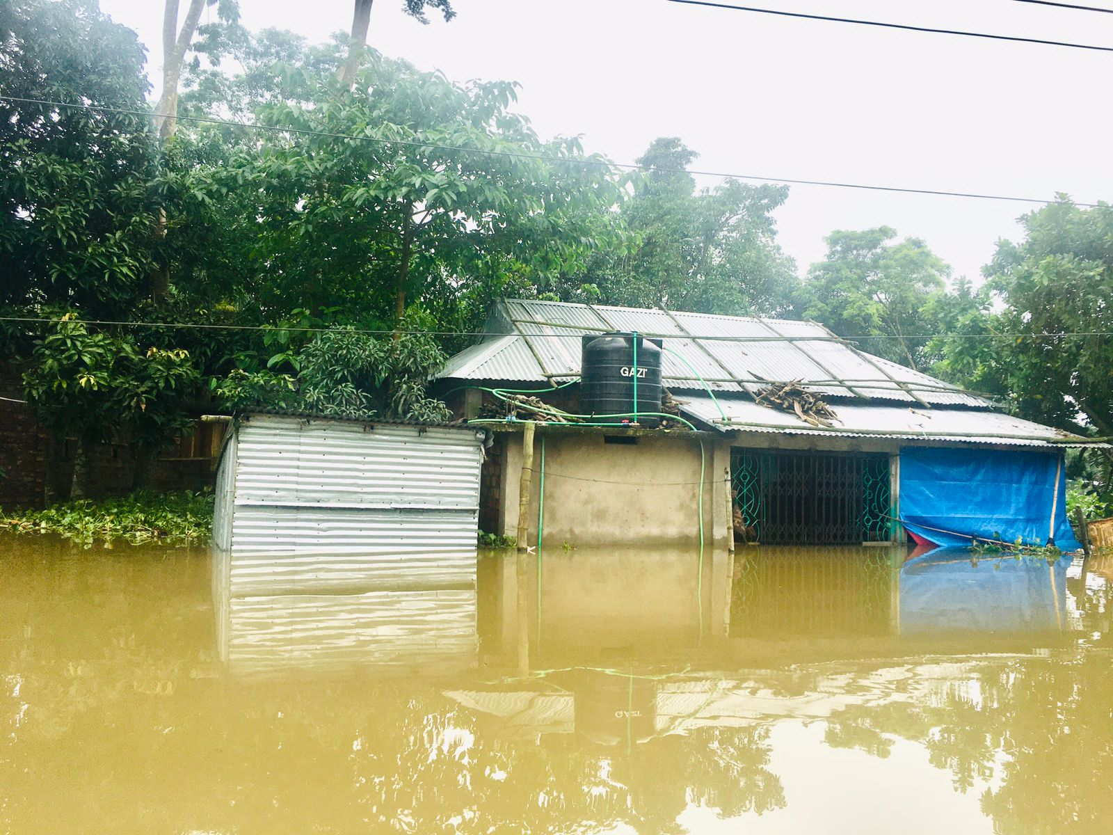 জগন্নাথপুরে এখনো তলিয়ে আছে গ্রামের পর গ্রাম, বাড়ী ছাড়া লাখো মানুষ