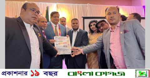 বার্মিংহামে ক্রীড়া প্রতিমন্ত্রী জাহিদ আহসান রাসেল এমপি-এর সাথে বাংলা কাগজ টিমের সৌজন্য সাক্ষাৎ