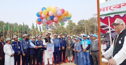 বঙ্গবন্ধুর আদর্শে ও জননেত্রী শেখ হাসিনার নেতৃত্বে গনমানুষের পক্ষে কাজ করতে চাই: স্কাউট সমাবেশে- সুলতান মনসুর