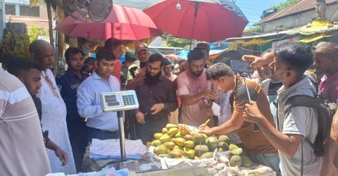 জগন্নাথপুরে ৪০টি অবৈধ স্থাপনা অপসারণ, ৫ জনকে অর্থদণ্ড