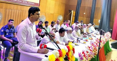 কুলাউড়ায় দুর্গাপূজা উপলক্ষে প্রস্তুতিমূলক সভা
