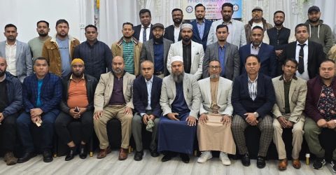 জগন্নাথপুরের ঘোষগাঁও জাগ্রত যুব সংঘ যুক্তরাজ্যের উপদেষ্টা পরিষদের সভা