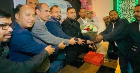 বার্মিংহামে মৌলভীবাজার পৌর বিএনপির সম্পাদক মনোয়ার আহমেদ সংবর্ধিত