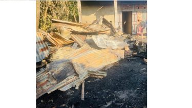 জগন্নাথপুরে দুর্বৃত্তের আগুনে পুড়ল তিনটি গবাদিপশু