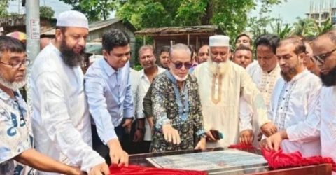 কুলাউড়ায় ৪ কোটি টাকার উন্নয়নকাজের উদ্বোধন করলেন এমপি শকু