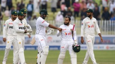 মিরপুর টেস্টে শক্ত অবস্থানে বাংলাদেশ, শান্তর সেঞ্চুরিতে চাপে পাকিস্তান