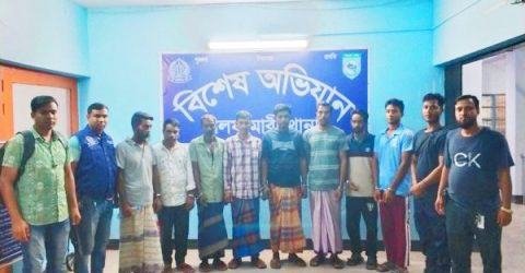 জগন্নাথপুরে সেলিম মিয়া হত্যা মামলার ৮ আসামি গ্রেপ্তার