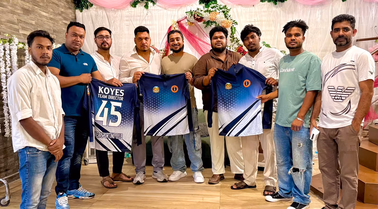 ইতালিতে সাকের স্পোর্টিং ক্লাবের জার্সি উন্মোচন, তরুণদের খেলাধুলায় সম্পৃক্ত হওয়ার আহ্বান
