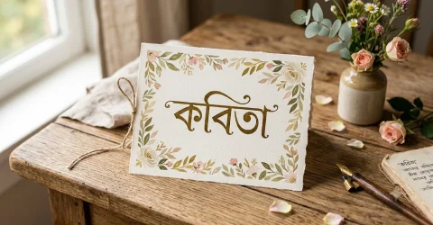 কবিতা “অনুজ প্রতিমদের প্রতি”