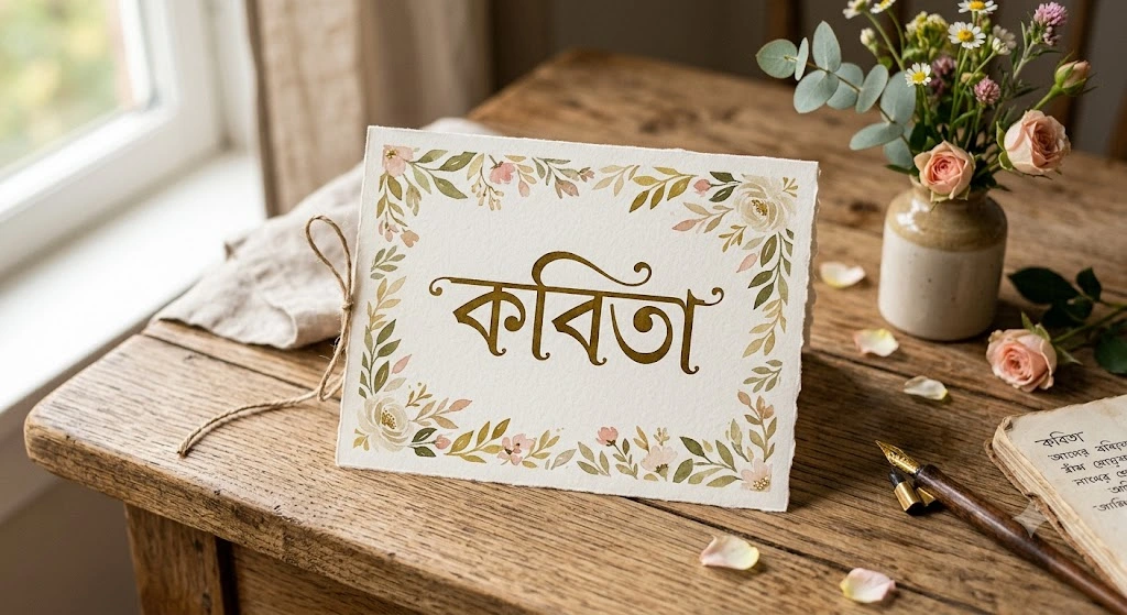 কবিতা “অনুজ প্রতিমদের প্রতি”