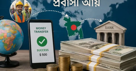 প্রবাসী আয়ে টানা দ্বিতীয় মাসেও ৩ বিলিয়ন ডলারের নিচে বাংলাদেশ