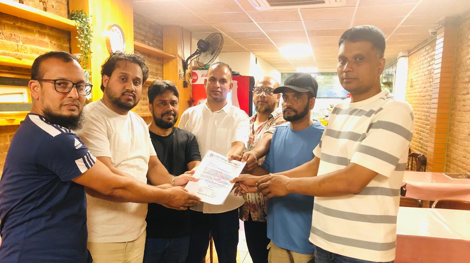 মাথিউরা ইউনিয়ন উন্নয়ন সংস্থা স্পেনের কার্যনির্বাহী কমিটি উপদেষ্টা পরিষদের কাছে দায়িত্ব হস্তান্তর