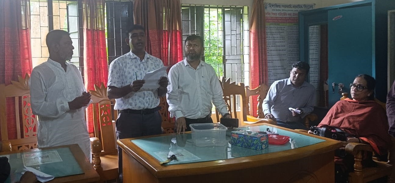 কুলাউড়ার হিঙ্গাজিয়া সরকারি প্রাথমিক বিদ্যালয়ের সভাপতি নির্বাচিত মিনহাজুর রহমান আজাদ