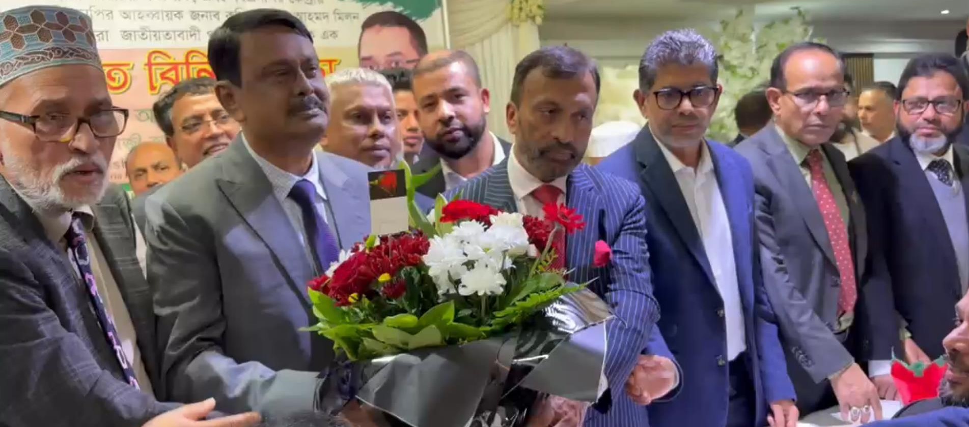 বার্মিংহামে কলিম উদ্দিন মিলন এমপির নাগরিক সংবর্ধনা ও মতবিনিময়